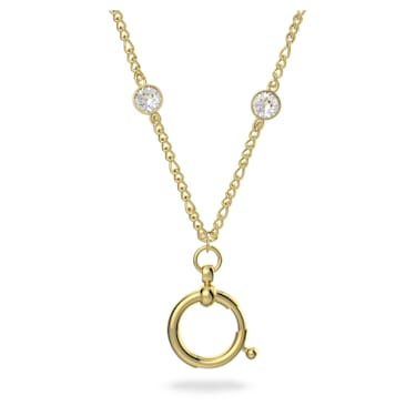 Curiosa necklace, Gold tone, Gold-tone plated - Swarovski, 5629491