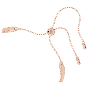 Gema 520 bangle, Candy, Pink, Rose gold-tone plated - Swarovski, 5630873