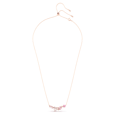Gema 520 鏈墜, 心心糖果, 粉紅色, 鍍玫瑰金色調 - Swarovski, 5630876