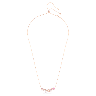 Gema 520 pendant, Candy and heart, Pink, Rose gold-tone plated 
