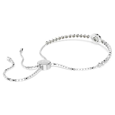 Subtle 브레이슬릿, 이블 아이, 화이트, 로듐 플래팅 - Swarovski, 5632062