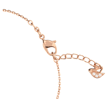 Braccialetto Only, Bianco, Placcato color oro rosa - Swarovski, 5632063
