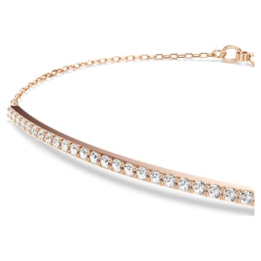 Pulseira Only, Branca, Lacado a rosa dourado - Swarovski, 5632063