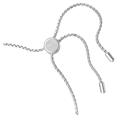Braccialetto Matrix, Taglio Round, Verde, Placcato rodio - Swarovski, 5632064