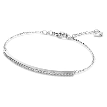 Braccialetto Only, Bianco, Placcato rodio - Swarovski, 5632066