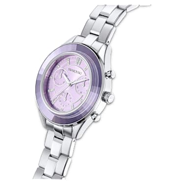Swarovski watch purple discount