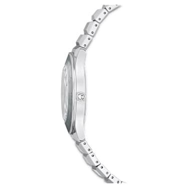 Watch, 37mm, Swiss Made, Metal bracelet, Silver Tone, Stainless steel - Swarovski, 5634648