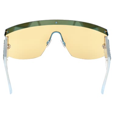 Lunettes de soleil, Masque, Nuance dégradée, SK0363 30X, Bleu - Swarovski, 5634749