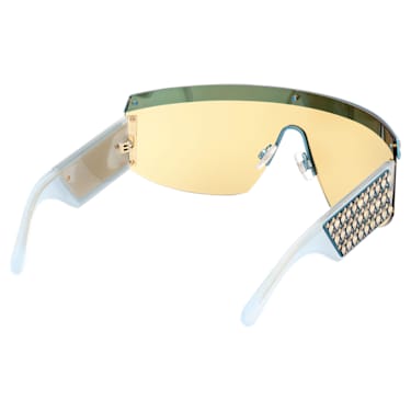 Sunglasses, Mask, Gradient tint, SK0363 30X, Blue - Swarovski, 5634749