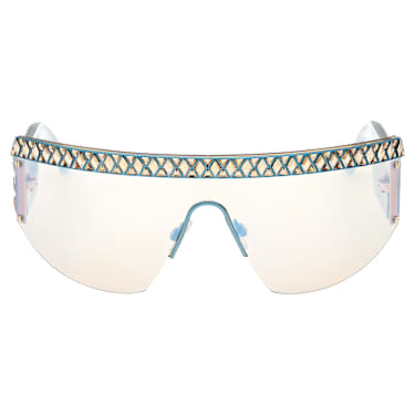 Γυαλιά ηλίου, Μάσκα, Απόχρωση gradient, SK0363 30X, Μπλε - Swarovski, 5634749