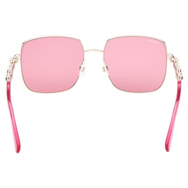 Lunettes de soleil, Forme carrée, SK0358 32S, Roses - Swarovski, 5634750