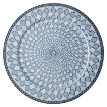 Signum 서비스 플레이트, 포슬린, 블루 - Swarovski, 5635499