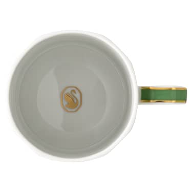 Skodelica za kavo s podstavkom Signum, Porcelan, zelena - Swarovski, 5635503