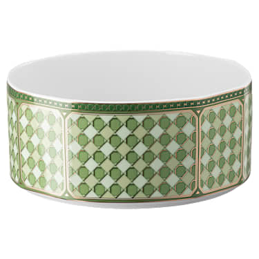 Posoda Signum, Porcelan, Majhna, zelena - Swarovski, 5635506