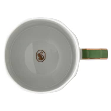 Taza con tapa Signum, Porcelana, Verde - Swarovski, 5635532