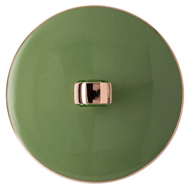 κούπα με καπάκι Signum, Πορσελάνη, πράσινη - Swarovski, 5635532