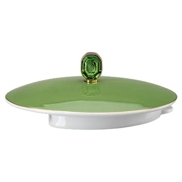 Bule de chá Signum, Porcelana, Grande, Verde - Swarovski, 5635538