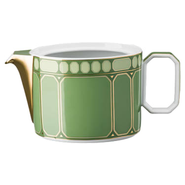 Tetera Signum, Porcelana, Pequeña, Verde - Swarovski, 5635541