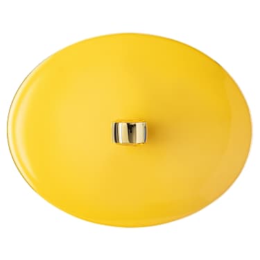 Signum Teekanne, Porzellan, Klein, Gelb - Swarovski, 5635549