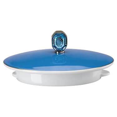 Signum Teekanne, Porzellan, Klein, Blau - Swarovski, 5635557