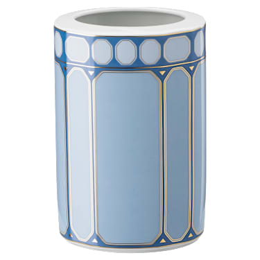 Signum Vase, Porzellan, Mittelgroß, Blau - Swarovski, 5635559