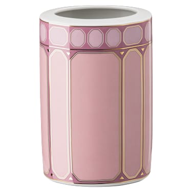 Signum Vase, Porzellan, Mittelgroß, Rosa - Swarovski, 5635561