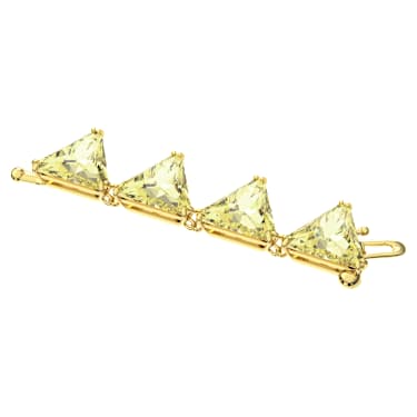 Matrix extender, Triangle cut, Yellow, Gold-tone plated - Swarovski, 5635623