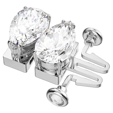 Matrix 익스텐더, 피어 컷, 화이트, 로듐 플래팅 - Swarovski, 5635628