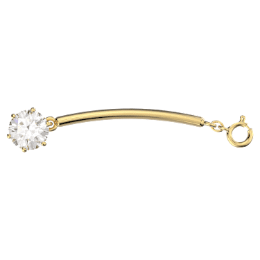 Lanț de alungire Constella, Tăietură rotundă, Alb, Finisaj din aur de 18k - Swarovski, 5635635