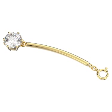 Constella 延長鏈, 圓形切割, 白色, 18K 金飾面 - Swarovski, 5635635