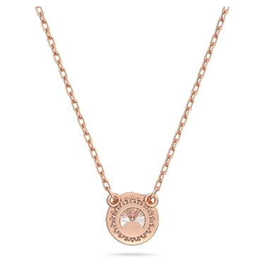 Pendentif Una Angelic, Taille ronde, Pavé, Blanc, Doré à l’or rose 18 carats (750/1000) - Swarovski, 5636272