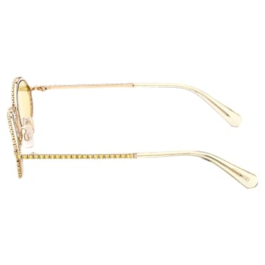 선글라스, 타원형 쉐입, 파베, SK0340 32L, 옐로우 - Swarovski, 5636335