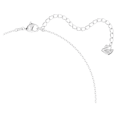 Y-verižica Idyllia Lilia, Metulj, Bela, Prevleka iz rodija - Swarovski, 5636415