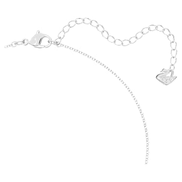 Collar Idyllia Lilia, Mariposa, Blanco, Baño de rodio - Swarovski, 5636421
