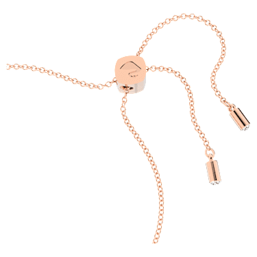 Bransoletka Idyllia Lilia, Motyl, Biała, Wykończenie z 18-karatowego różowego złota - Swarovski, 5636430