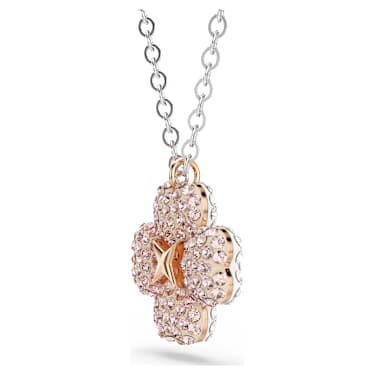 Pendente Latisha, Fiore, Rosa, Mix di finiture - Swarovski, 5636488