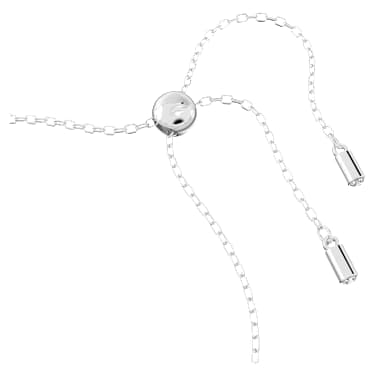 Dextera bracelet Interlocking loop White Rhodium plated Swarovski