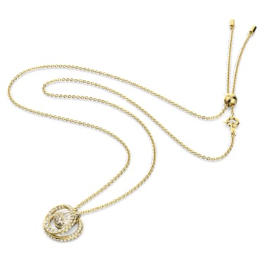 Pendente Generation, Bianco, Placcato color oro - Swarovski, 5636511