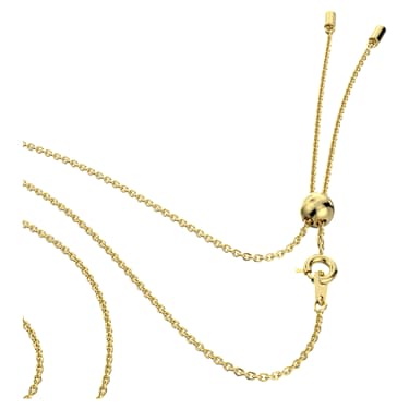 Přívěsek Generation, Bílá, Pokoveno ve zlatém odstínu - Swarovski, 5636511