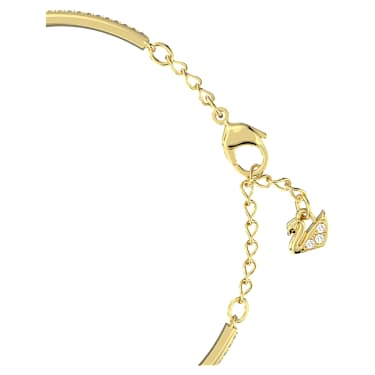 Obročasta zapestnica Generation, Bela, PVD zlatega odtenka - Swarovski, 5636585