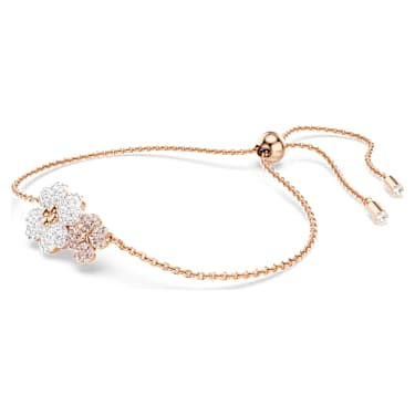 Latisha ブレスレット, フラワー, マルチカラー, ローズゴールドトーン