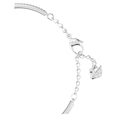 Generation 뱅글, 화이트, 로듐 플래팅 - Swarovski, 5636592
