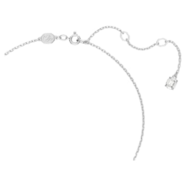Constella pendant, Round cut, White, Rhodium plated - Swarovski, 5636706
