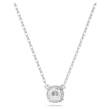 Pendente Constella, Taglio Round, Bianco, Placcato rodio - Swarovski, 5636706