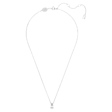 Stilla 펜던트, 피어 컷, 화이트, 로듐 플래팅 - Swarovski, 5636708