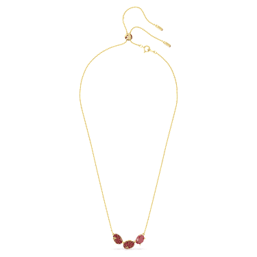 Cariti 鏈墜, 紅豆, 紅色, 鍍金色色調 - Swarovski, 5638344