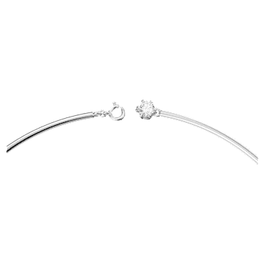 Collana Constella, Taglio Round, Bianca, Placcato rodio - Swarovski, 5638699