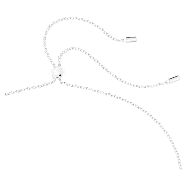 Stella pendant Mixed cuts Star White Rhodium plated Swarovski