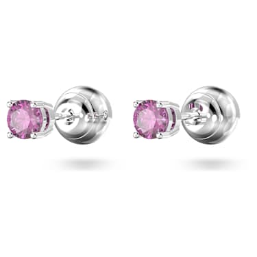 Swarovski purple earrings sale