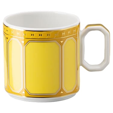 Signum espresso set, Porcelain, Multicoloured - Swarovski, 5640036